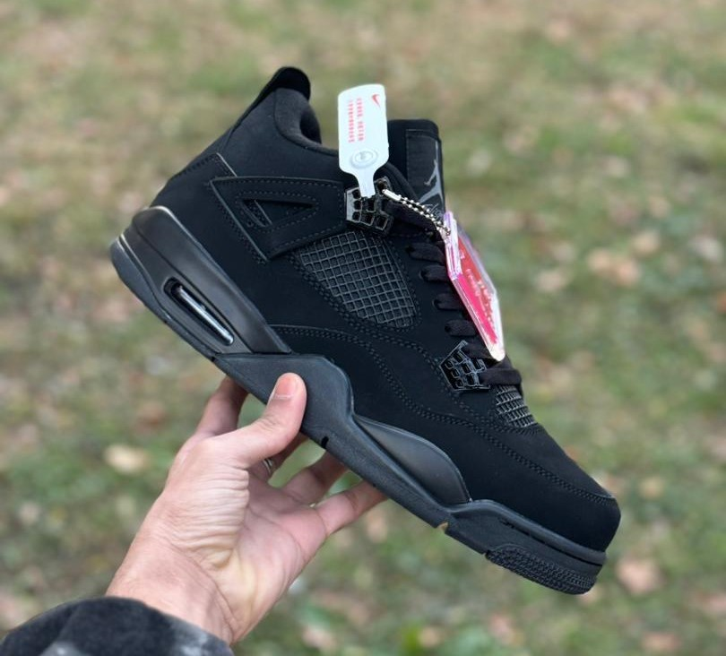 نایک جردن 4 رترو بلک کت (مستر کوالیتی) Jordan 4 Retro Black Cat
 
